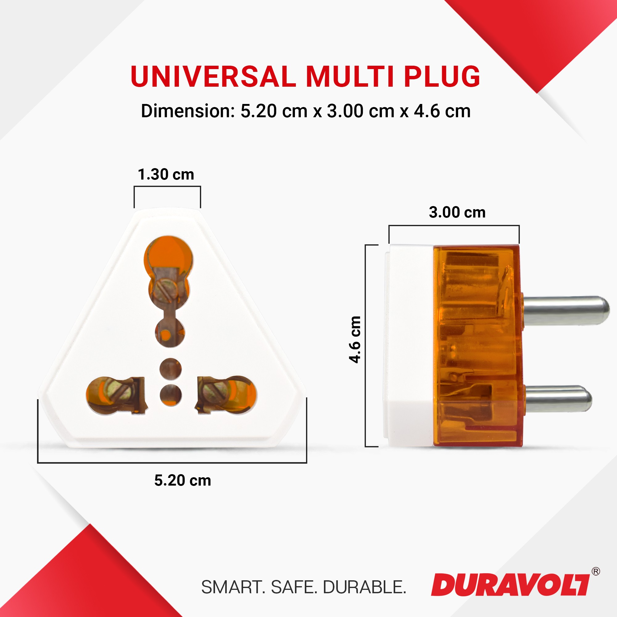 6-16A Triangle Universal Multi Plug - Image 9