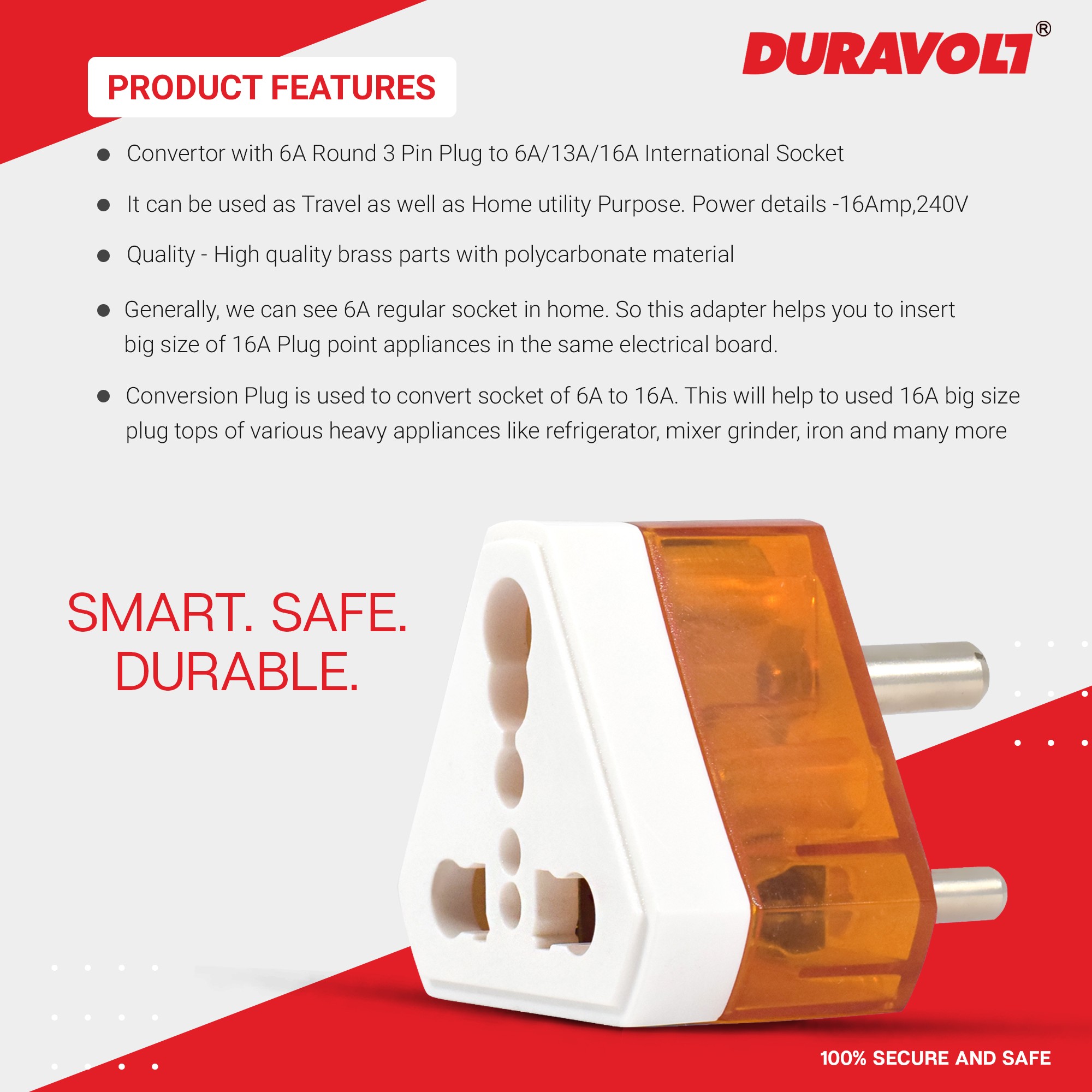 6-16A Triangle Universal Multi Plug - Image 8