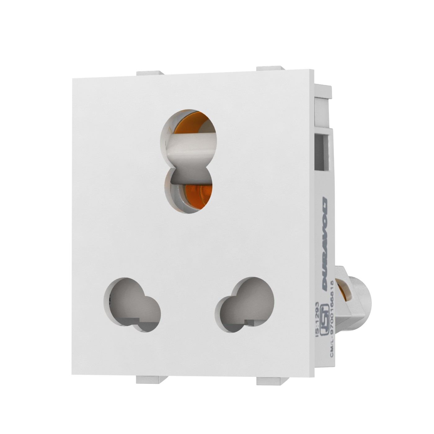 6/16A Multi Socket with Shutter