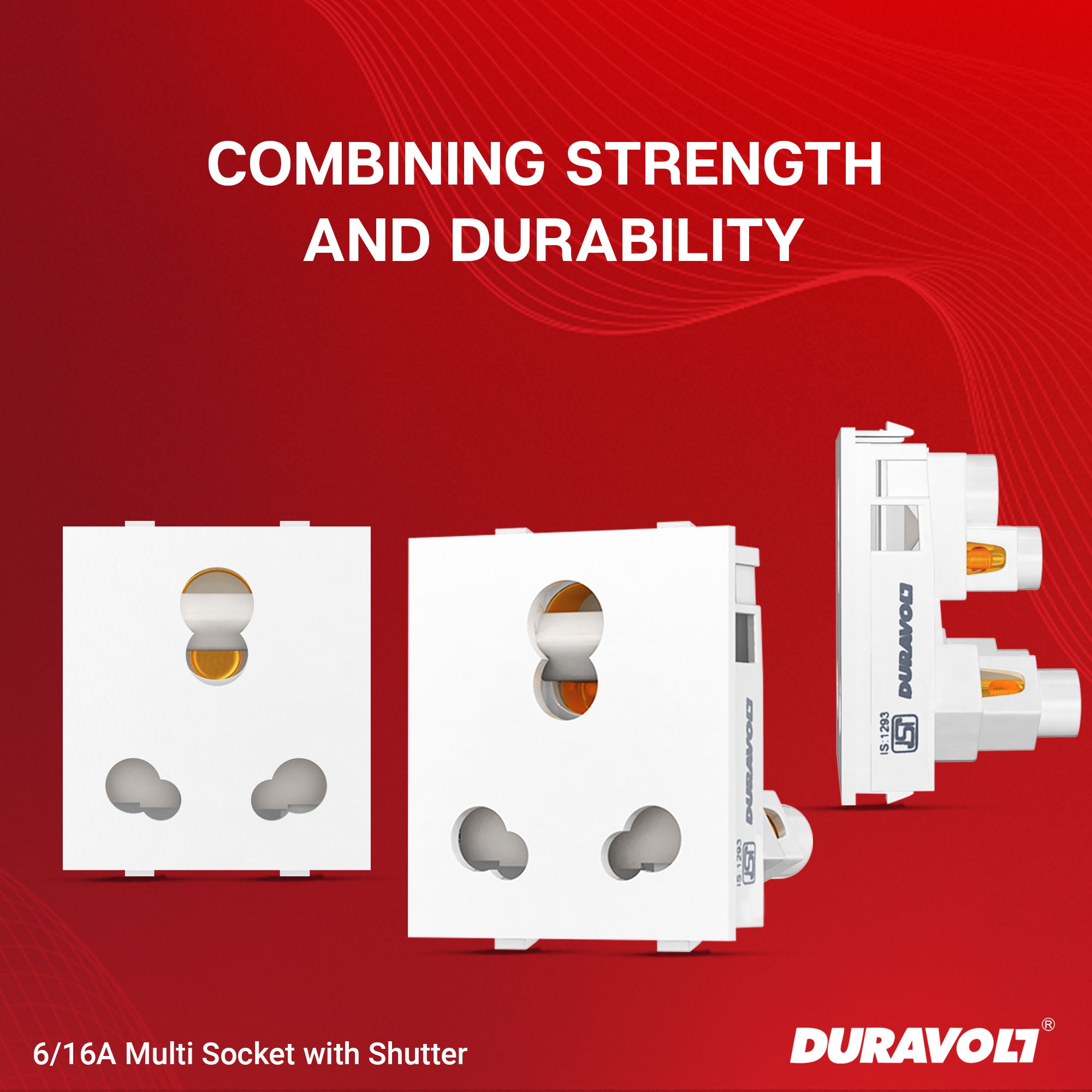 6/16A Multi Socket with Shutter - Image 6