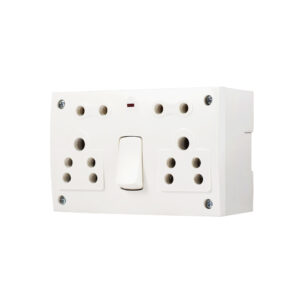 6A Switch Socket Combined (5 in One)